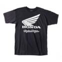 T-shirt Troy Lee Designs Honda Wing Noir