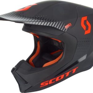 Casque cross et enduro Scott 550 HATCH NOIR/ORANGE  2018