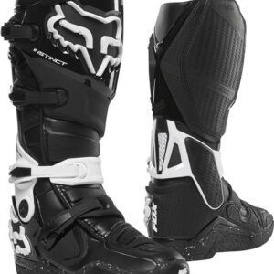 Bottes cross Fox INSTINCT Noir blanc