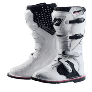 Bottes cross Kenny Track Blanc