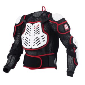 Gilet de protection cross enfants Kenny Performance Blanc Noir Rouge
