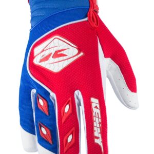 Gants cross Kenny Track Bleu Rouge